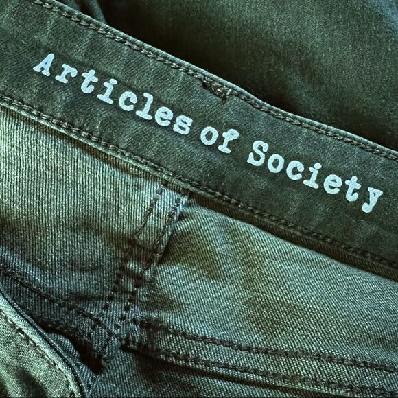 Articles of Society skinny jeans frayed hem - Picture 2 of 7